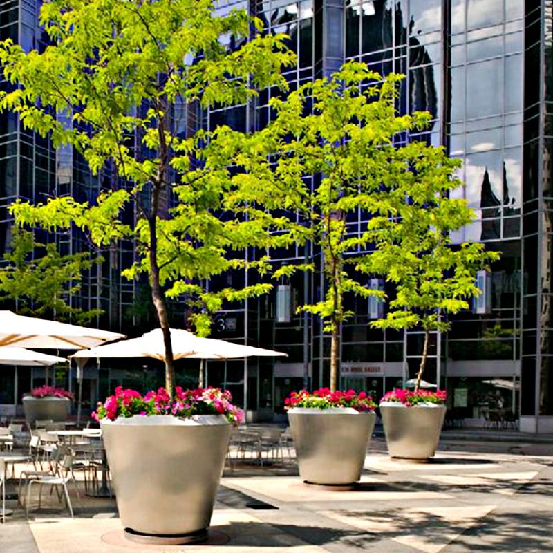 室內304不銹鋼花箱花盆的特點