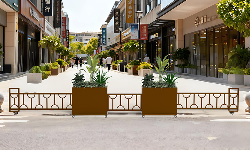 可移動伸縮護欄廠家直供，適用景區/市政/工地/小區