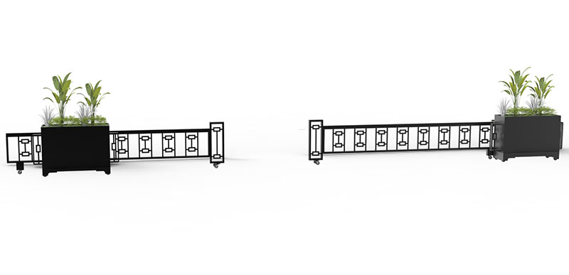 可移動伸縮花箱護欄怎么選？