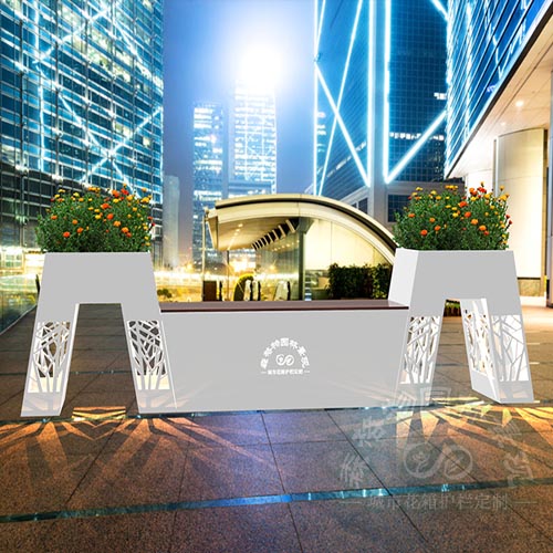 智慧燈光花箱座椅