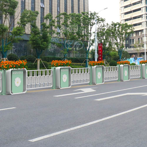 多彩不銹鋼花箱護欄