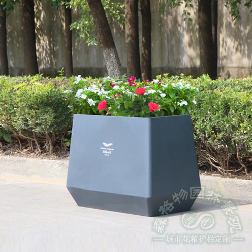 天門商場印制logo不銹鋼花箱