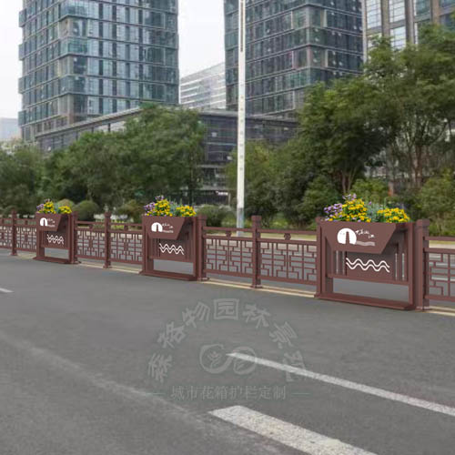 益陽(yáng)大美沅江不銹鋼花箱