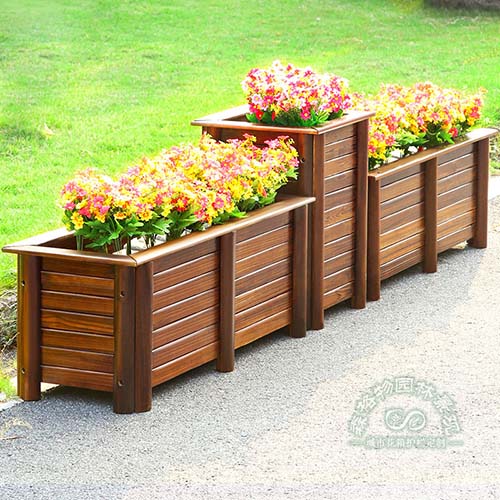 戶外防腐木花箱