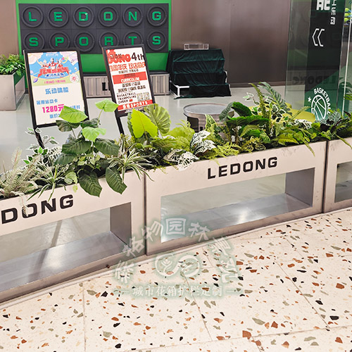 室內不銹鋼花箱隔斷