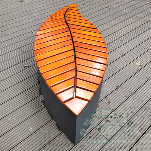 樹葉形戶外長(zhǎng)凳