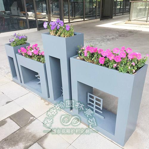 金屬高低四組合花箱