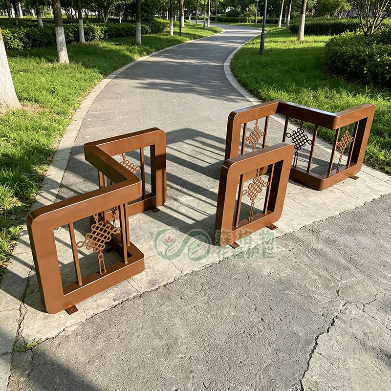 森格物中國結(jié)造型車擋護(hù)欄 