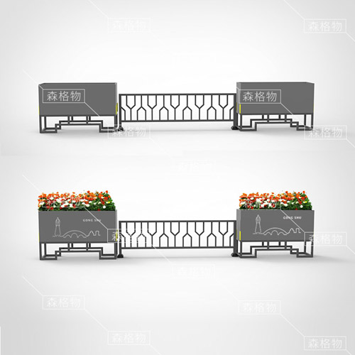 仿古窗架鍍鋅板花箱