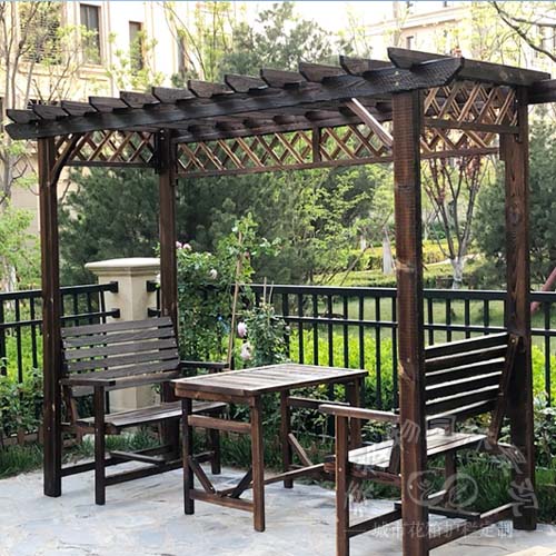 防腐木葡萄架廊架