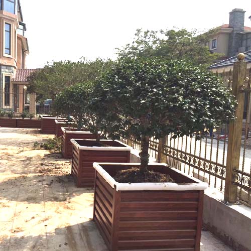 四方形鋁合金樹圍花箱樹池