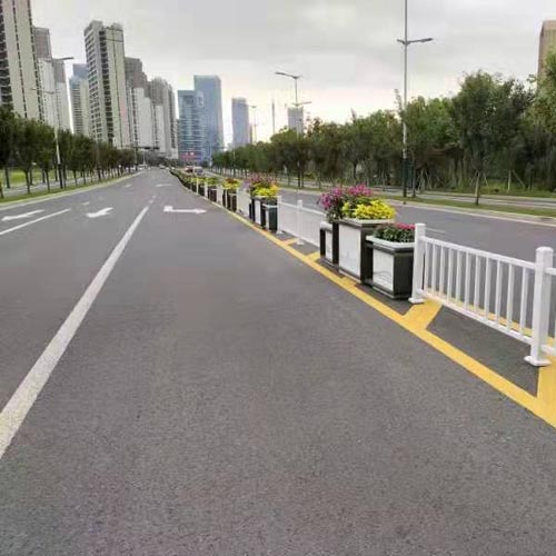 科技之城不銹鋼花箱護欄