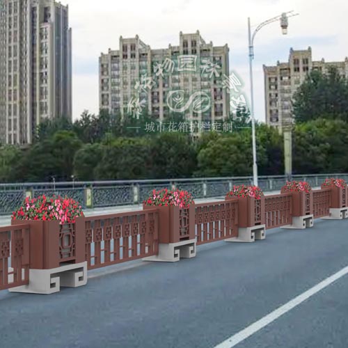 錦繡中華市政道路花箱護欄