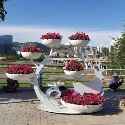 『馴鹿』室外藝術(shù)立體花架