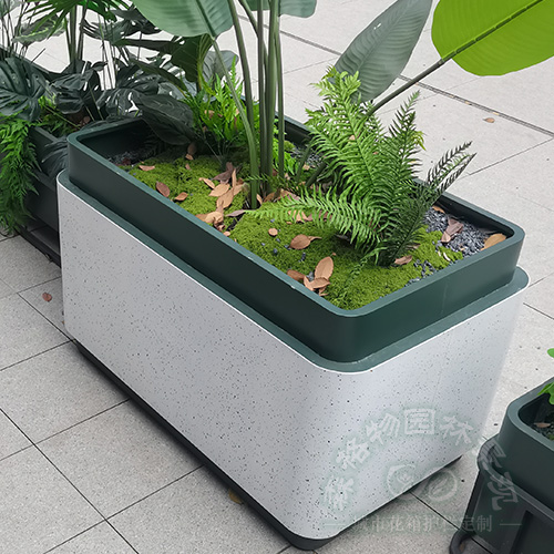 商業(yè)街庭院風(fēng)花箱隔斷