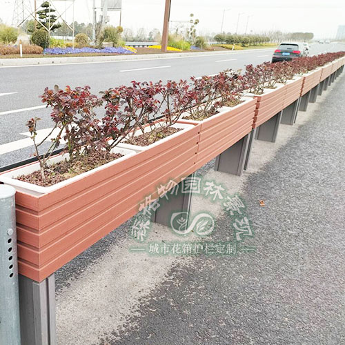 市政道路PVC花箱護欄