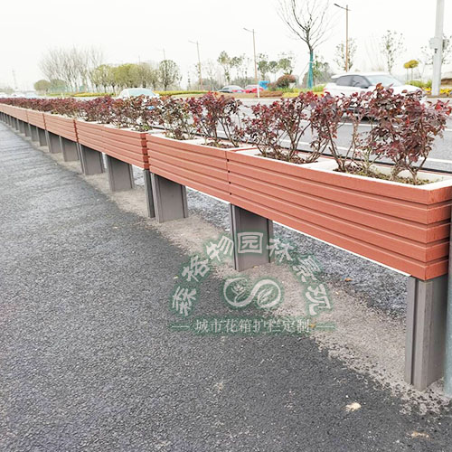 市政道路PVC花箱護欄