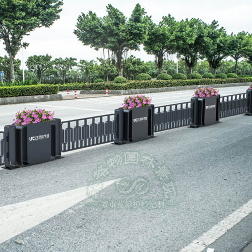 生命科學(xué)城不銹鋼花箱護欄