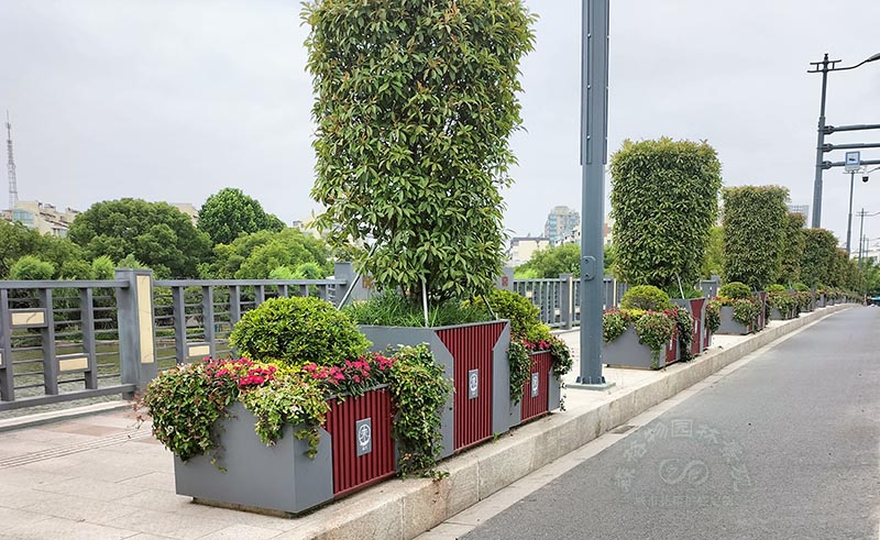 市政道路花箱護欄的功能