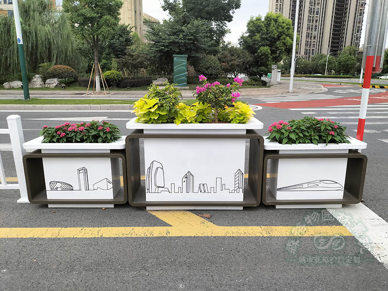 舉辦大型體育賽事亞運會，道路花箱對提升城市形象的幫助