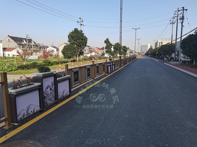 道路花箱及護欄的組合，在城市發展中的作用