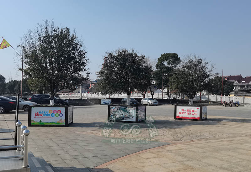城市道路花箱在設計方面要注意以下幾點