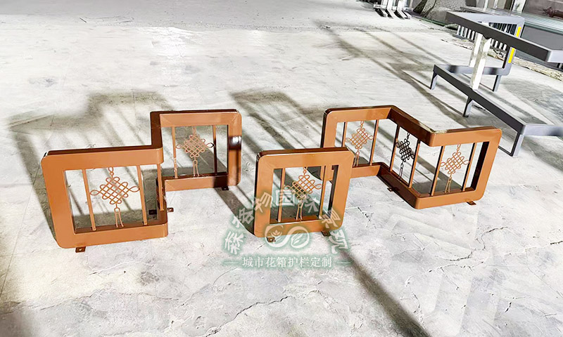 商業步行街景觀人車分流車擋護欄的作用